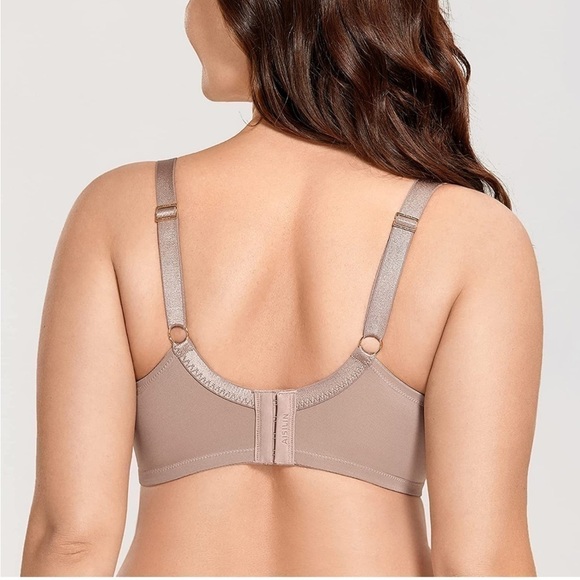 AISILIN Lace Minimizer Bra Underwire Unlined Full Coverage 34C NWOT - Picture 2 of 3